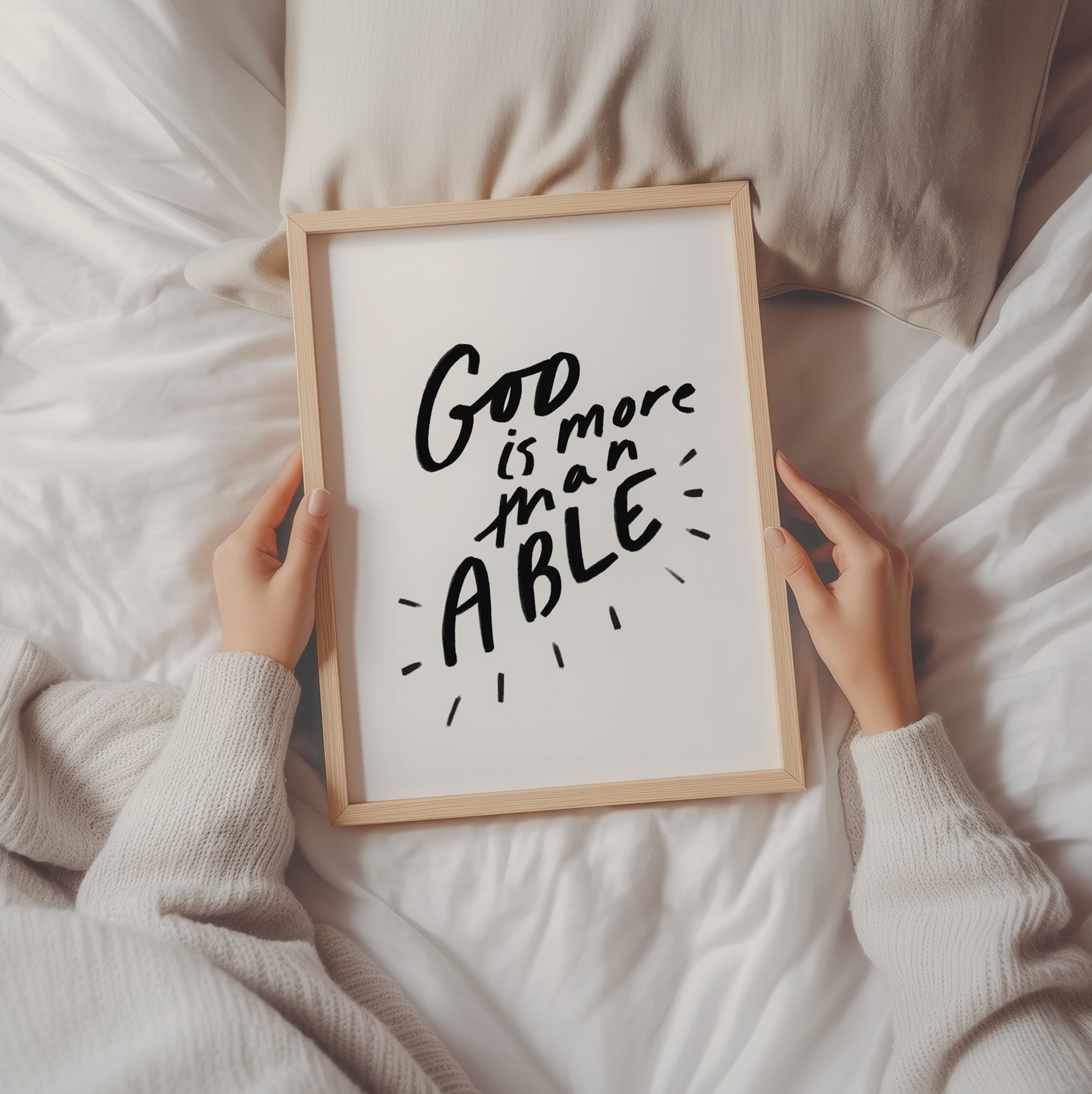 8x10 - God is More than Able