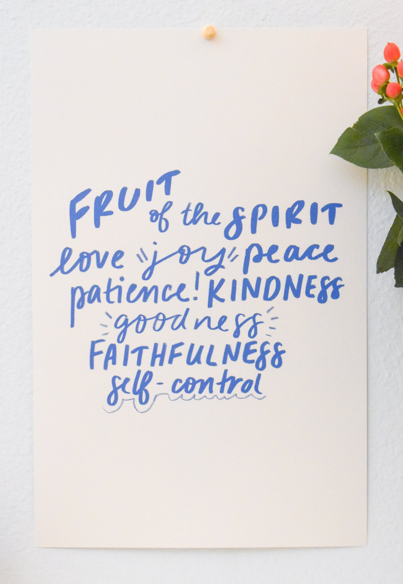 11x17 - Fruit of the Spirit