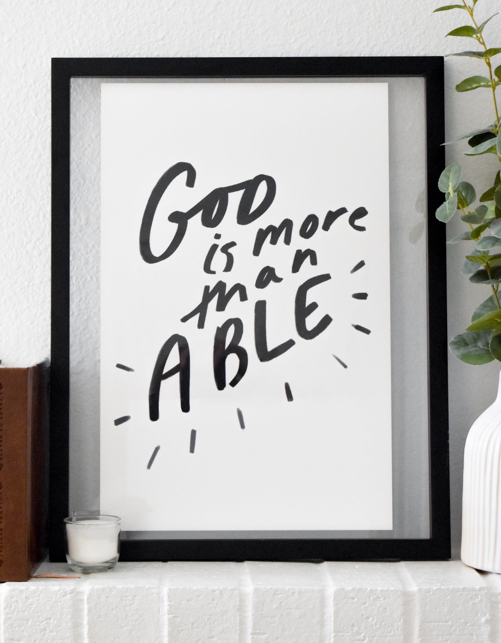 11x17 - God is More than Able