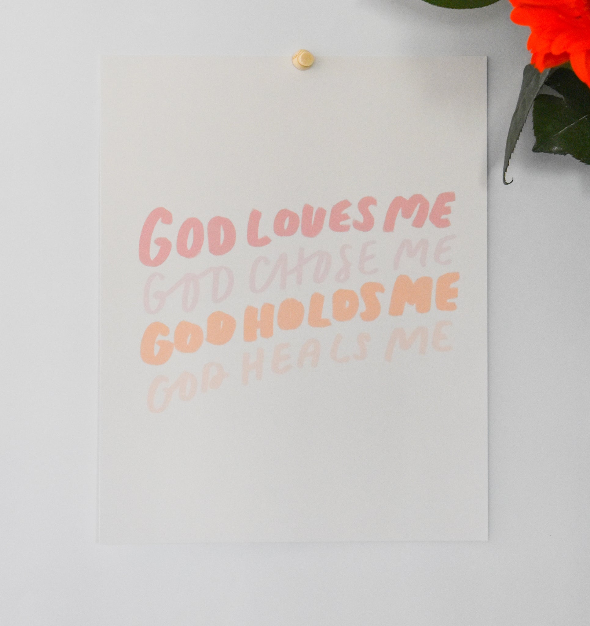 8x10 - God Loves Me