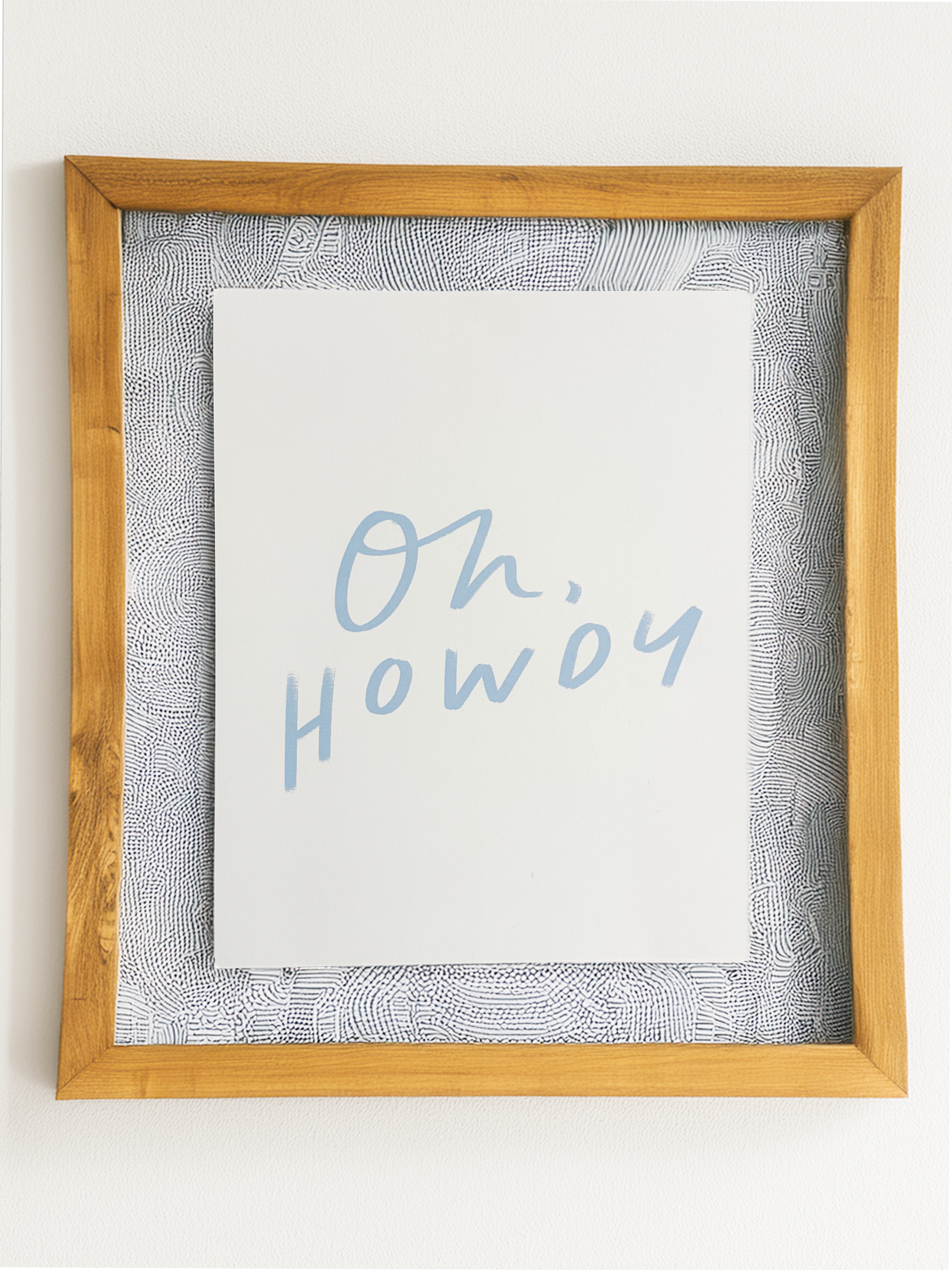 8x10 - Oh, Howdy